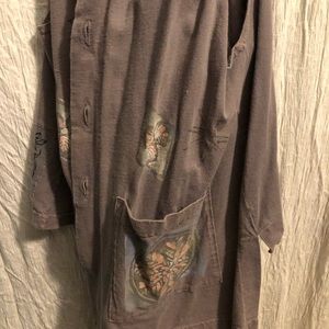 Vintaged Blue Fish two pc pants vest